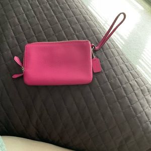 Small coach wristlet